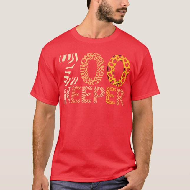Zookeeper Zoo Animals Safari Zoo Keeper - design 2 T Shirt (Framsida)