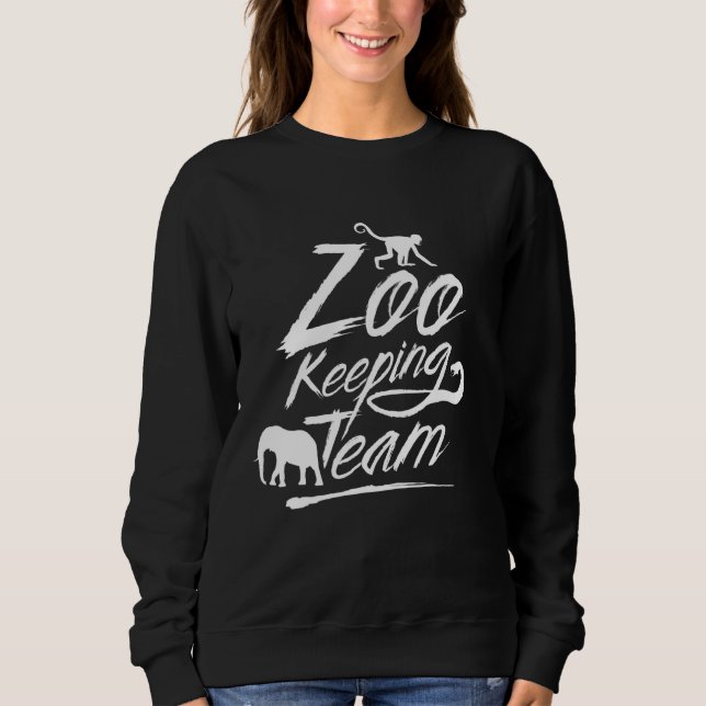 Zookeeper Zoo Keeper Zookeeping-jobbsökare T Shirt (Framsida)