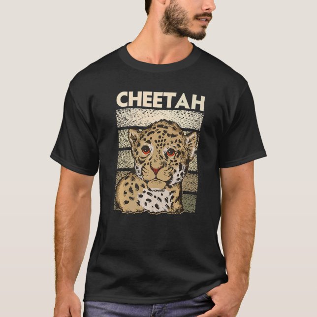 Zookeeping Wildlife Animal Zookeeper Cheetah  2 T Shirt (Framsida)