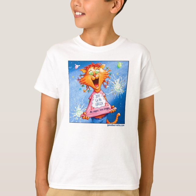 Zoola Palooza katt T-shirt (Framsida)