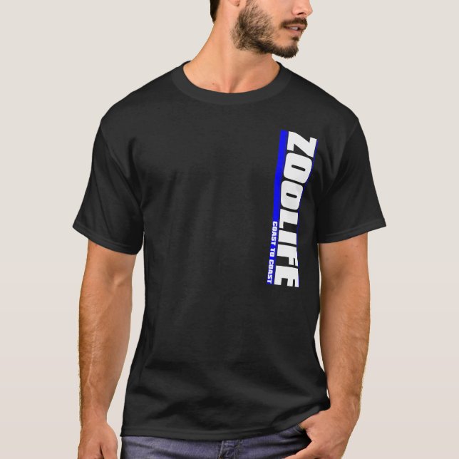 ZooLife kusten som seglar utmed kusten Tee Shirt (Framsida)