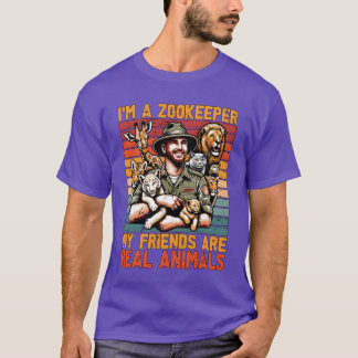 Zoolog Im A Zookeeper min vän Ornitolog T Shirt