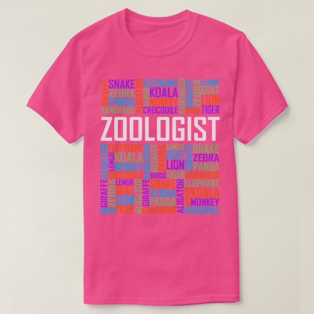 Zoolog Ord T Shirt (Design framsida)