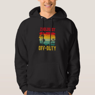 Zoolog på semester tjänstefri  Sommaruppehållsdräk Hoodie