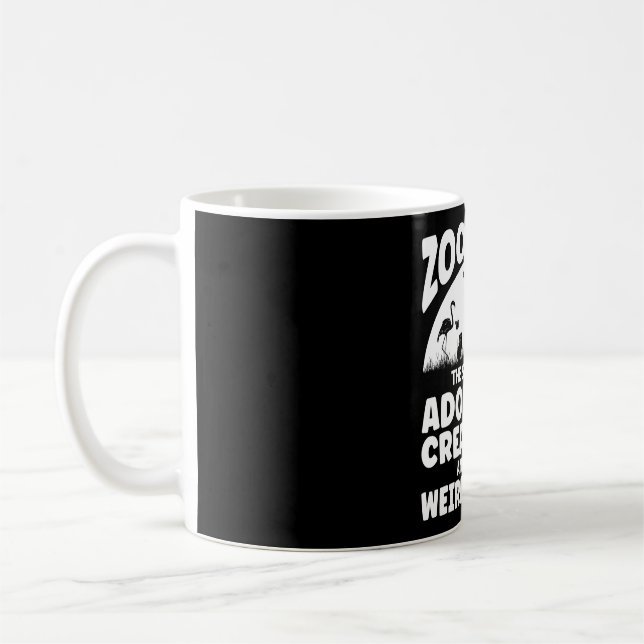 Zoolog Zookeeg Zoo Wildlife Natature Zoology Kaffemugg (Vänster)