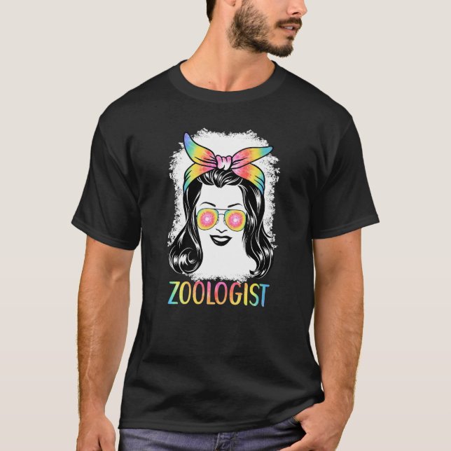 Zoologen Zookeeper för kvinnor T Shirt (Framsida)