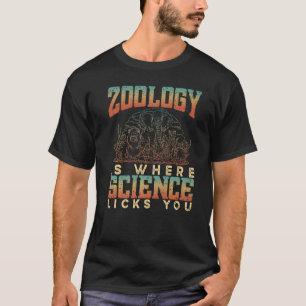 Zoologi är det område där vetenskapen Slickar er d T Shirt