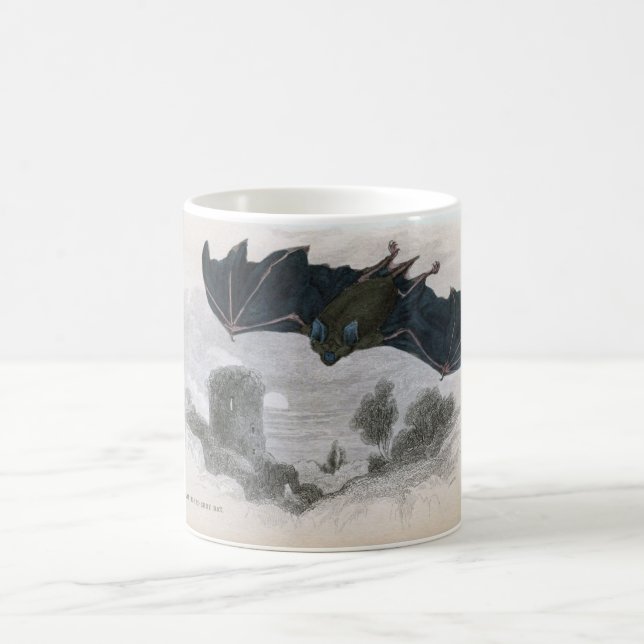 Zoologisk etsning för klassiker - kaffemugg (Center)