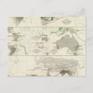 Zoologisk geografi vykort