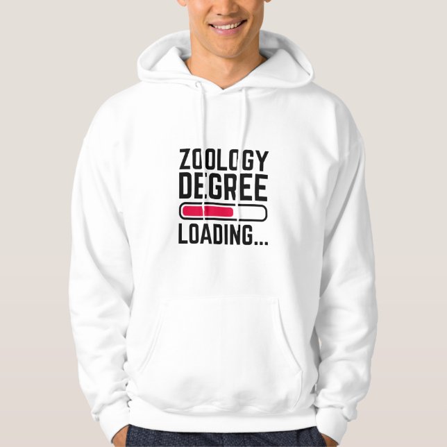 Zoologisk nivå för inläsning hoodie (Framsida)
