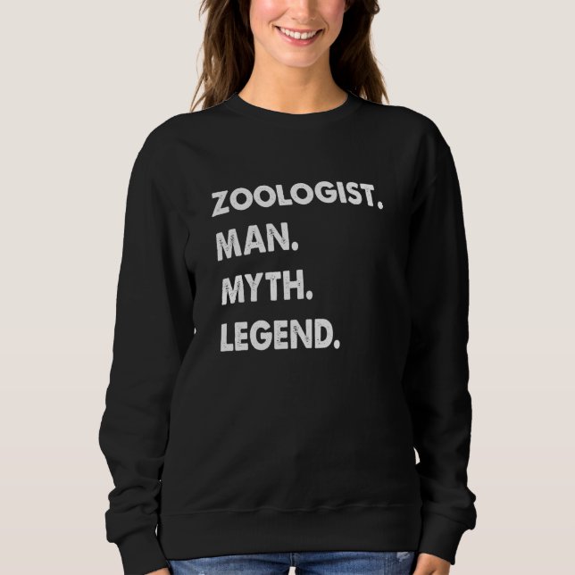 Zoologist Man Myth Legend T Shirt (Framsida)