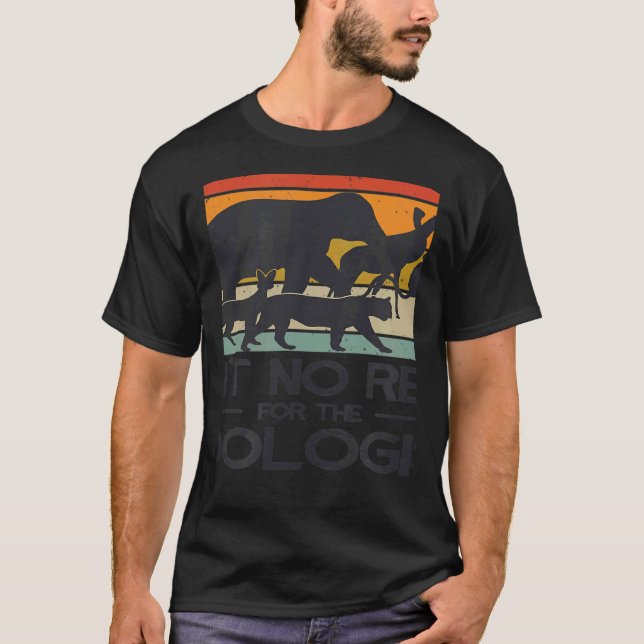 Zoologist Zookeeping Wildlife Zoology Employee T Shirt (Framsida)