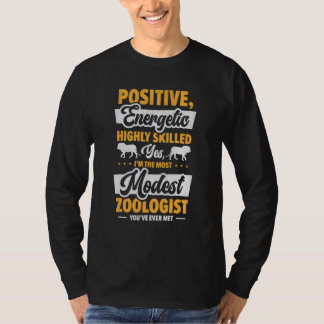 Zoologist Zookeeping Wildlife Zoology Zoo Employee T Shirt