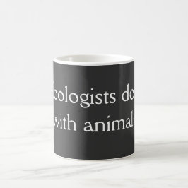 Zoologists gör det kaffemugg