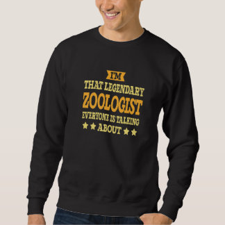 Zoologtjänst Titel Anställd Arbetare Zoolog Lång Ärmad Tröja
