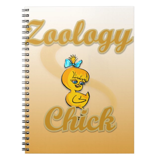 Zoology Chick Anteckningsbok Med Spiral (Framsidan)