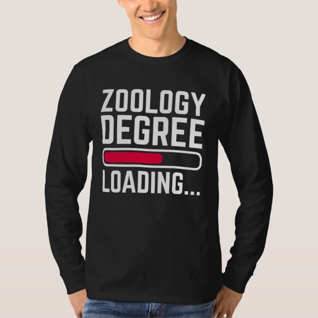 Zoology Degree Loading T Shirt (Framsida)
