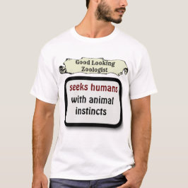 Zoology Funny Sarcastic och Humorist Typography T Shirt