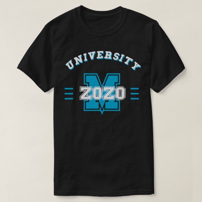 zoom2020 blå himmel t shirt (Design framsida)