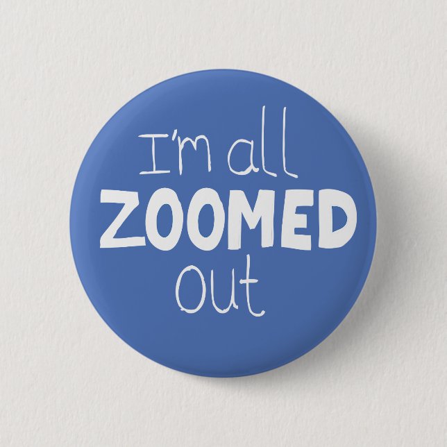 Zoom badge Social-internet zoomade ut stift Knapp (Framsida)