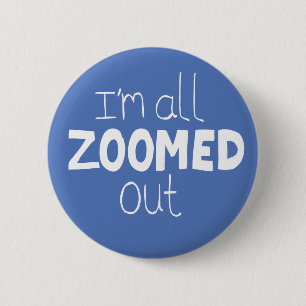 Zoom badge Social-internet zoomade ut stift Knapp