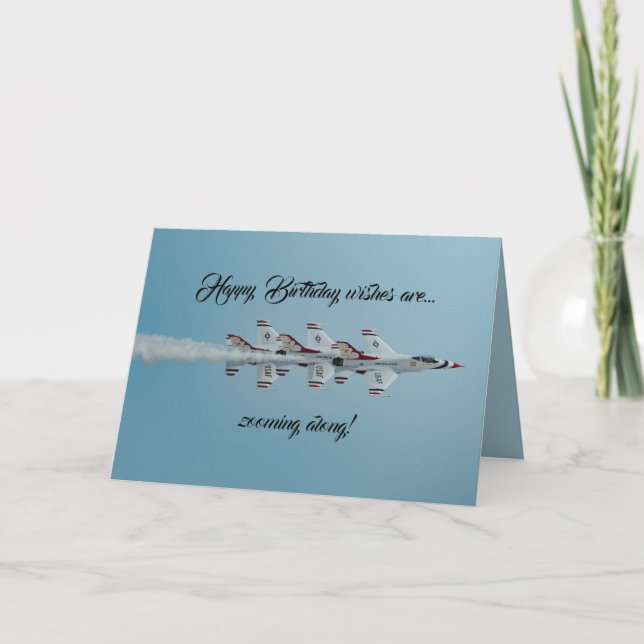 ZOOM BIRTHDAY CARD KORT (Framsida)