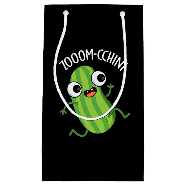 Zoom-cchini Funny Zucchini Pun Mörk BG (Framsidan)