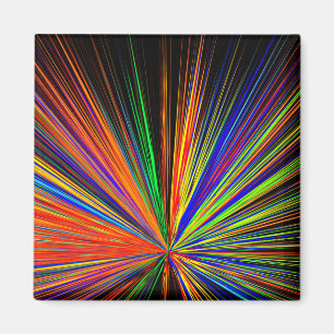 Zoom Färg Boom Rainbow Multifärgad Magnet