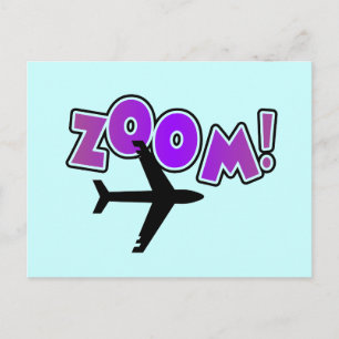 Zoom Flygplans T-shirts och presenter Vykort