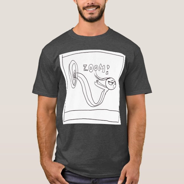 Zoom funny t shirt (Framsida)
