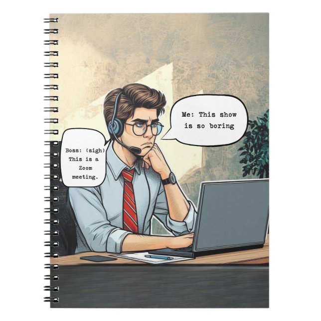 'Zoom Gloom' bärbar dator Anteckningsbok (Framsidan)