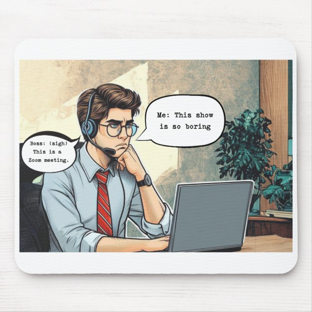 'Zoom Gloom' musknapp Musmatta (Framsidan)