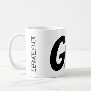 Zoom Meeting Tea Mugg "Absolut inte GIN!"