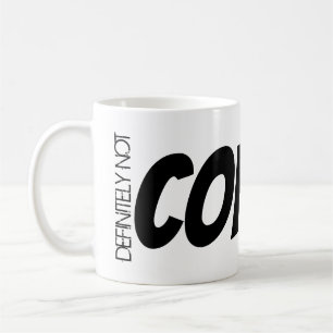 Zoom Meeting Tea Mugg "Absolut inte koFFEE!"
