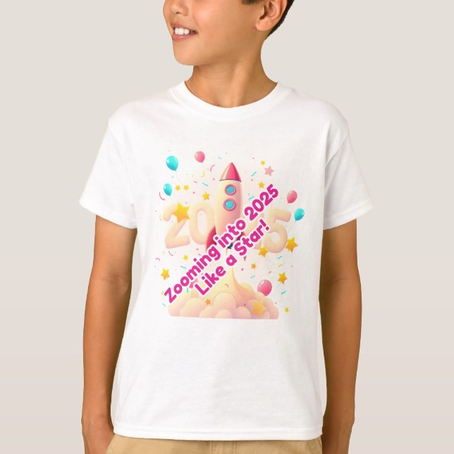 "Zooma in 2025" T-Shirt (Framsida)
