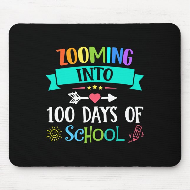 Zooma in i 100 dagar med lektor Kids Gift Musmatta (Framsidan)
