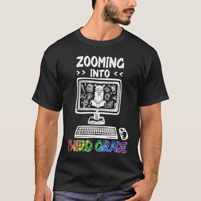 Zooma in i tredje Klass Back to school 2020 LL T Shirt (Framsida)