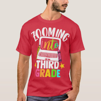 Zooma in i tredje Klass tredje Back to school-lära T Shirt
