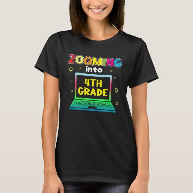 Zoomar in på 4:e klass t shirt (Framsida)