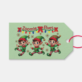 Zoomie Elves jul Presentetikett