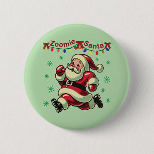 Zoomie Santa jul Knapp