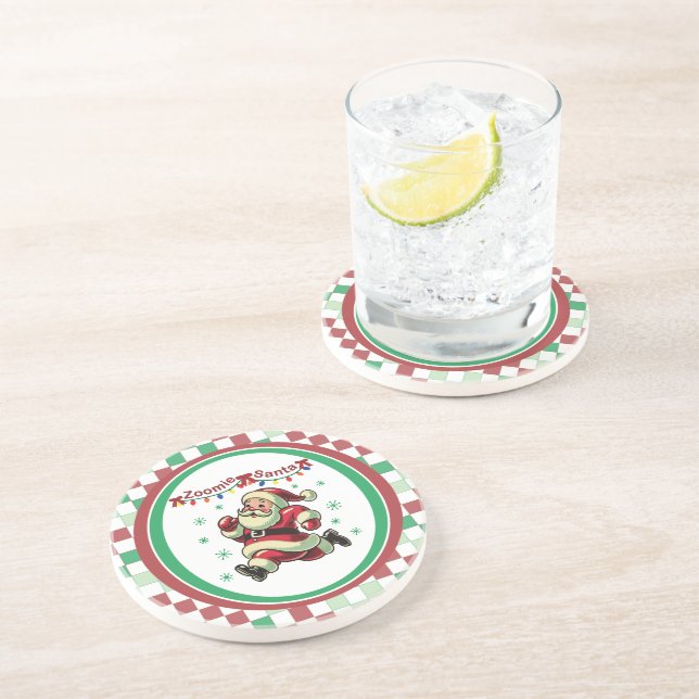 Zoomie Santa jul Underlägg (Sidan)