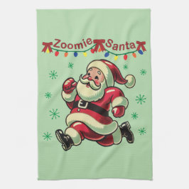 Zoomie Santa Kökshandduk