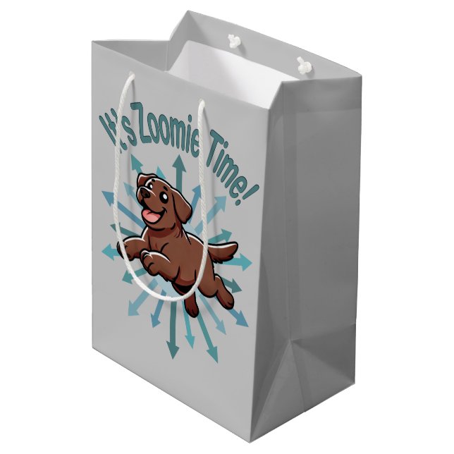 Zoomie Time Chocolate Lab (Baksidan Vinklad)