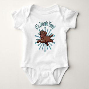 Zoomie Time Chocolate Lab T Shirt