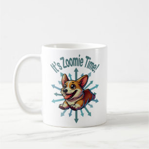 Zoomie Time Corgi Kaffemugg