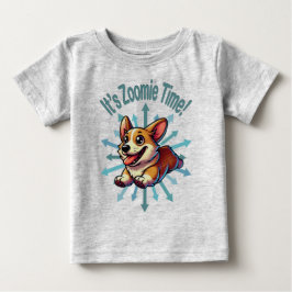 Zoomie Time Corgi T Shirt