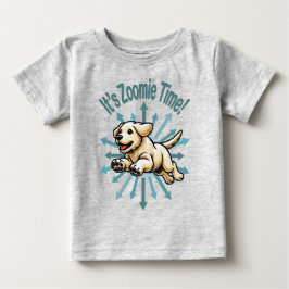 Zoomie Time Golden Lab T Shirt