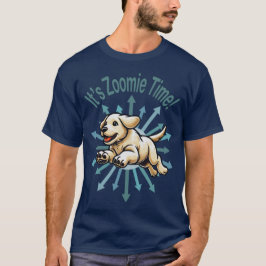 Zoomie Time Golden Lab T Shirt