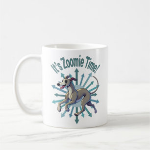 Zoomie Time Greyhound Kaffemugg